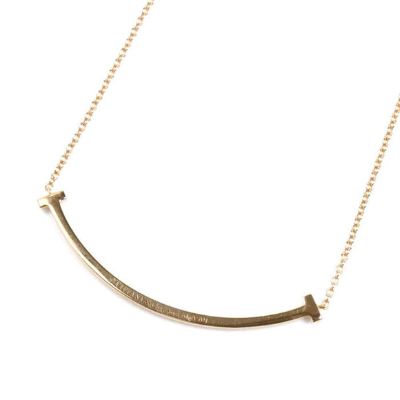 TIFFANY & CO. 18k Rose Gold Diamond Necklace - Picture 3 of 6